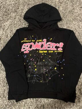Spider Worldwide | Sweaters | Sp5der Pnk Hoodie Black | Poshmark